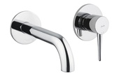 Abode Chao Wall Mounted 2-Hole Bath Mixer Chrome AB4046