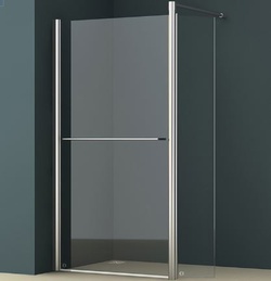 Abacus E Series Walk-in Shower Screen 900mm + 350 Return VEGE-10-1110