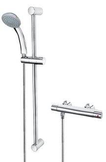 Cascade Sphere Bar Shower With Adjustable Riser Kit 021.181.3