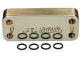 Ideal 075460 DHW Heat Exchanger & 4 O Rings C80FF