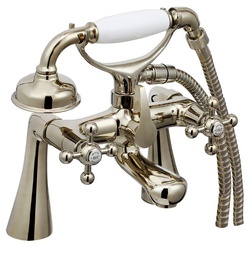 Bristan Regency bath shower mixer (tall pillars) Gold (R TBSM G)
