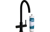 Abode Puria Aquifier Kitchen Mixer Tap Matt Black AT2044