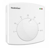 Heatmiser DS1-V2 Surface Mount Dial Thermostat DS1-V2