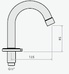Inta Basin mounted fixed spout 5160CP