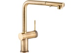 Abode Fraction Pull-Out Mixer Tap Antique Brass AT2158