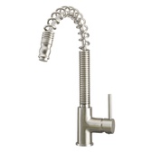 Francis Pegler Chef Kitchen Sink Mixer with Pull-out Spray Brushed Nickel 4R1122
