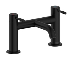 Bristan Molida Bath Filler Black MOL BF BLK