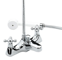 Bristan Regency Deck mounted bath shower mixer Chrome (R DBSM C)