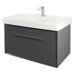 Abacus Simple 80cm Basin Vanity Unit Anthracite