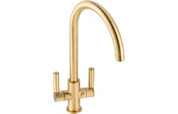 Abode Globe Monobloc Mixer Tap Brushed Brass AT2140