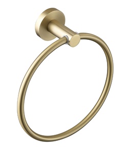 Bristan Round Towel Ring Brushed Brass RD RING BB