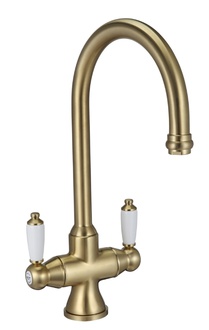 Bristan Renaissance Easyfit Kitchen Sink Mixer Brushed Brass RS SNK EF BB 