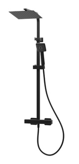 Inta Mio Black Dual Outlet SafeTouch Thermostatic Shower Kit IX400025BK