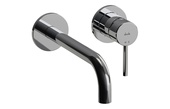 Abode Harmonie Wall Mounted Basin/Bath Mixer Chrome AB1201