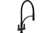Abode Genio Monobloc Semi-Professional Mixer Tap Matt Black AT2183