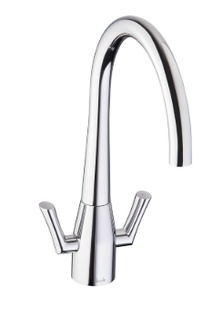 Abode Fluid Monobloc Mixer Tap Chrome AT1169