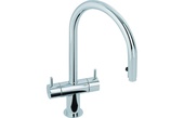 Abode Hesta Mixer Tap w/Pull Out Chrome AT1205