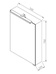 Abacus Pure Mirror Cabinet 50 FNMC-01-3005