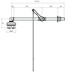 Inta Emergency overhead shower with pull over lever ES1100150RD