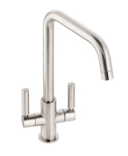 Abode Globe Quad Monobloc Mixer Tap Brushed Nickel AT2143