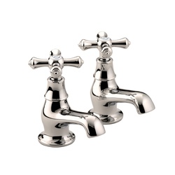 Bristan Colonial Gold Basin Taps K 1/2 G