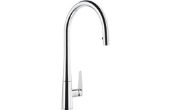 Abode Coniq R Single Lever Mixer Tap w/Pull Out Chrome AT2119