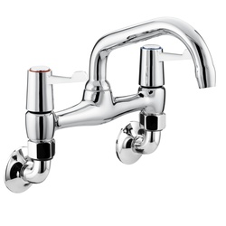 Bristan Lever Wall Mounted Sink Mixer with 3" Levers VAL2 WMSNK C CD