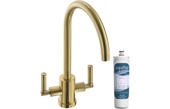 Abode Atlas Monobloc Aquifier Mixer Tap Brushed Brass AT2098