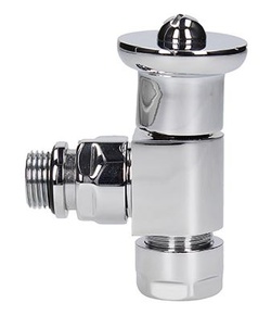 BiWorld Contemporary Chrome Angled Wheel Head Valve EV-M15A