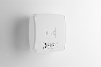 Wireless contactless tag reader with built-in siren